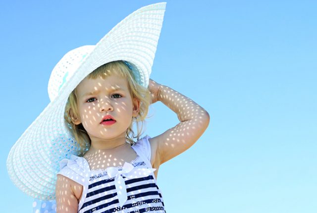 proteggere bambini dal sole